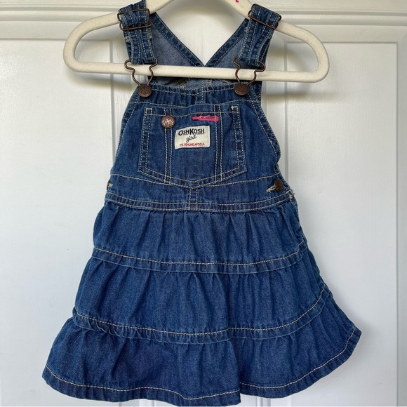 OshKosh B'gosh Other - •OSH KOSH• Ruffled Denim Skirtall - Size 18 Months